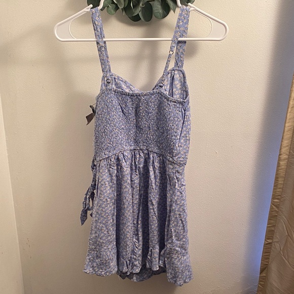 Hollister Light Blue Floral Dress - Picture 4 of 5